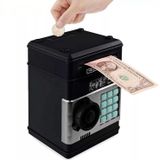 Electronic Piggy Bank ATM Password Money Coins Saving Box(Blue)