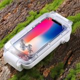 PULUZ for iPhone X 40m/130ft Waterproof Diving Housing Photo Video Taking Underwater Cover Case(White)