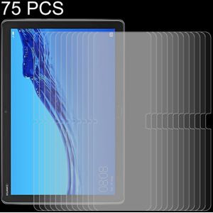 75 PCS 0.26mm 9H Surface Hardness Explosion-proof Tempered Glass Film for Huawei MediaPad M5 lite 10.1