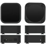 T7 Set-top Box Silicone Case Anti-drop Dust-proof Protective Sleeve for Apple TV 4K(Black)