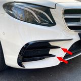 Car Front Bumper AMG Air Inlet Grille Decoration Sticker Strip for Mercedes-Benz E Class W213 2016-2020/E200/E260/E300 (Mirror)