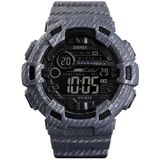 SKMEI 1472 Multifunctional Men Outdoor Sports Noctilucent Waterproof Didital Wrist Watch (Grey)