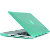 ENKAY for MacBook Pro 13.3 inch (US Version) / A1278 4 in 1 Crystal Hard Shell Plastic Protective Case with Screen Protector & Keyboard Guard & Anti-dust Plugs(Green)