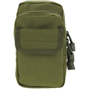 Multi-function High Density Strong Nylon Fabric Waist Bag / Camera Bag / Mobile Phone Bag  Size: 9.5 x 18.5 x 8cm (Army Green)