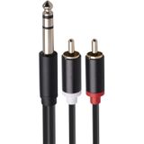 3685 6.35mm Male to Double RCA Male Stereo Audio Cable  Length:5m