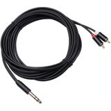 3685 6.35mm Male to Double RCA Male Stereo Audio Cable  Length:5m