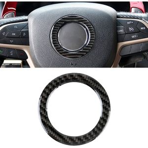 Car Steering Wheel Carbon Fiber Decorative Sticker for Jeep Grand Cherokee