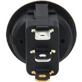 20 Amp 12 Volt Triple Plugs LED ON OFF Rocker Power Switch (Yellow Light)