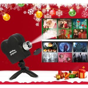 Christmas Halloween Laser Projector Mini Window Home Theater Projector  Plug Type:EU Plug