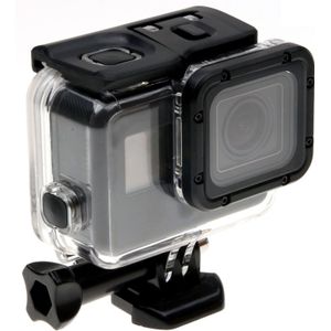 For GoPro  NEW HERO /HERO6  /5 Skeleton Housing Protective Case + Hollow Back Cover with Buckle Basic Mount & Screw  No Need to Disassemble Lens