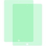 For iPad 9.7 (2018) 2 PCS 9H 2.5D Eye Protection Green Light Explosion-proof Tempered Glass Film