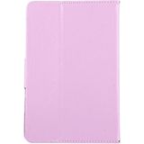 10 inch Tablets Leather Case Crazy Horse Texture Protective Case Shell with Holder for Asus ZenPad 10 Z300C  Huawei MediaPad M2 10.0-A01W  Cube IWORK10(Pink)