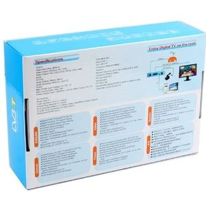 Stand-alone DVB-T Receiver TV / LCD Box(Blue)