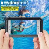 Waterproof Dustproof Shockproof Zinc Alloy + Silicone Case for iPhone 6 Plus & 6s Plus (Black)