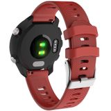 Smart Watch Silicone Wrist Strap Watchband for Garmin Forerunner 245(Red)