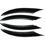 Car Air Inlet Grille Decoration Sticker Strip for Mercedes-Benz C Class C180L/C260L/C300L (Black)