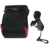 Universal Mini Digital Cloth Camera Bag with Strap  Size: 115 x 105 x 155mm