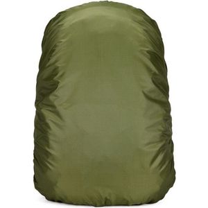 Waterproof Dustproof Backpack Rain Cover Portable Ultralight Outdoor Tools Hiking Protective Cover 80L(Arm Green)