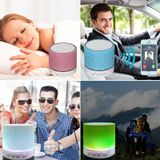 A9 Mini Portable Bluetooth Stereo Speaker  with Built-in MIC & LED  Support Hands-free Calls & TF Card & AUX IN  Bluetooth Distance: 10m(Green)
