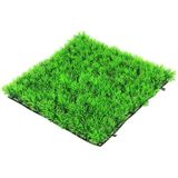 2 PCS Simulation Lawn Shopping Mall Indoor And Outdoor Fish Tank Turtle Tank Green Plant Decoration  Size: 25x25x3.5cm  Style:81 Mesh Pine