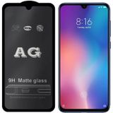 25 PCS AG Matte Frosted Full Cover Tempered Glass For Xiaomi Mi 9