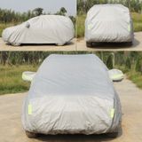 Oxford Cloth Anti-Dust Waterproof Sunproof Flame Retardant Breathable Indoor Outdoor Full Car Cover Sun UV Snow Dust Resistant Protection SUV Car Cover with Warning Strips  Fits Cars up to 4.7m(183 inch) in Length