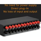 B042 4-in 2-out Power Amplifier Sound Switcher Loudspeaker Switch Distributor  300W Per Channel Lossless Sound Quality