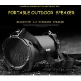 Smalody SL-10 Portable Outdoor High Power Bluetooth V4.0 Stereo Speaker  Support TF Card  AUX  U Disk  For iPhone  Samsung  Huawei  Xiaomi  HTC and Other Smartphones(Black)