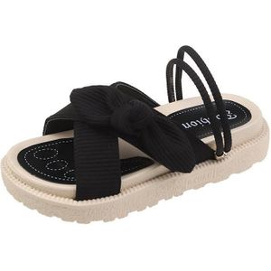 Zomer bovenkleding dikke zolen casual sandalen platte pantoffels  maat: 35