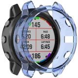 For Garmin Fenix 6s TPU Half Coverage Smart Watch Protevtice Case(Blue)