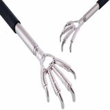 10 PCS Practical Handy Stainless Telescopic Pocket Scratching Massage Kit Bear claw back scratcher(Color Random delivery)