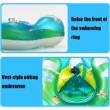 Cartoon Animal Pattern Children Swimming Ring Inflatable Baby Lying Ring Lifebuoy  Size:S