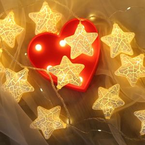 3m Cracked Star USB Plug Romantic LED String Holiday Light  20 LEDs Teenage Style Warm Fairy Decorative Lamp for Christmas  Wedding  Bedroom(Warm White)
