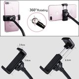 Makeup USB Selfie Ring Light with Clip Lazy Bracket Cell Phone Holder Stand  With 3-Light Mode  10-Level Brightness LED Desk Lamp  Compatible with iPhone / Android  for Live Stream  KTV  Live Broadcast  Live Show  etc