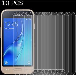 10 PCS for Galaxy J1 Mini / J1 Nxt / J105 0.26mm 9H Surface Hardness 2.5D Explosion-proof Tempered Glass Screen Film