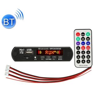 Car 5V 2x3W Audio MP3 Player Decoder Board FM Radio TF USB 3.5mm AUX  with Bluetooth / Recording Call Function / Power Amplifier / Remote Control