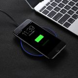 DC9V 1.67A / 5V 1A Universal Round Shape Fast Qi Standard Wireless Charger with Indicator Light  For iPhone X & 8 & 8 Plus  Galaxy  Huawei  Xiaomi  LG  Nokia  Google and other QI Standard Smartphones