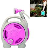 Car Portable Multi-functional Water Power Washer High Pressure Mini Water Pipe (Rose Red)