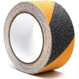 4 PCS Sands Anti-Slip Tape Ground Sticking Line Wear-resistant Stair Step Warning Tape Black Yellow 5cm x 5m