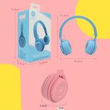 M6 Wireless Bluetooth Headset Folding Gaming Stereo Headset With Mic(Pink)