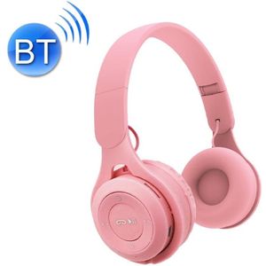 M6 Wireless Bluetooth Headset Folding Gaming Stereo Headset With Mic(Pink)