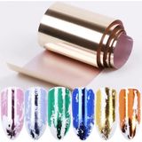 3 PCS Gold Sliver Slider Foil For Nail Holographic Transfer Wrap Sticker Adhesive Starry Manicure Decor Set