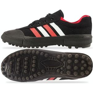 Student Antiskid Football Training Shoes Adult Rubber Spiked Soccer Shoes  Size: 39/245(Black)