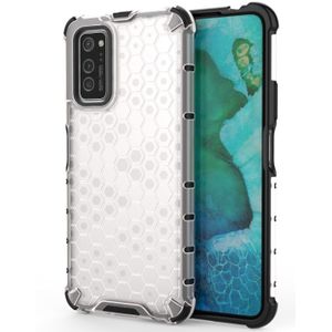 For Galaxy S20+ Shockproof Honeycomb PC + TPU Case(White)