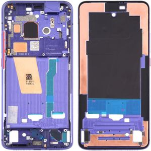 Front Behuizing LCD Frame Bezel Plate Met zijtoetsen voor Xiaomi Redmi K30 Pro (Paars)