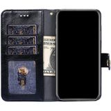 Zipper Bag PU + TPU Horizontal Flip Leather Case with Holder & Card Slot & Wallet & Lanyard For iPhone 7 / 8 / SE(2020)(Black)