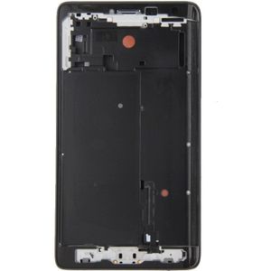 Full Housing Cover (Front Housing LCD Frame Bezel Plate + Middle Frame Bezel ) for Galaxy Note Edge / N915(Black)