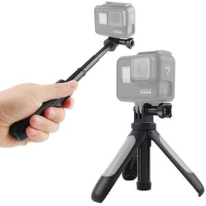 GP446 Multifunctional Mini Fixed Tripod for GoPro HERO9 Black / HERO8 Black /7 /6 /5 /5 Session /4 Session /4 /3+ /3 /2 /1  DJI Osmo Action  Xiaoyi and Other Action Cameras(Grey)