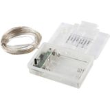 5m Silver Copper Wire String Light  50 LEDs 3 x AA Batteries Box Fairy Lamp Decorative Light with Remote Control  DC 5V