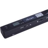 iScan01  Mobile Document Portable HandHeld Scanner with LED Display  A4  Contact  Image  Sensor  Support 900DPI  / 600DPI  / 300DPI  / PDF / JPG / TF (Black)